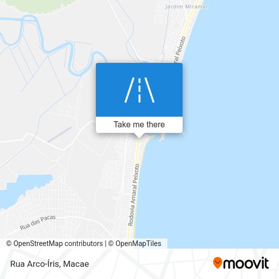 Rua Arco-Íris map