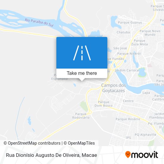 Rua Dionísio Augusto De Oliveira map