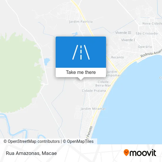 Rua Amazonas map