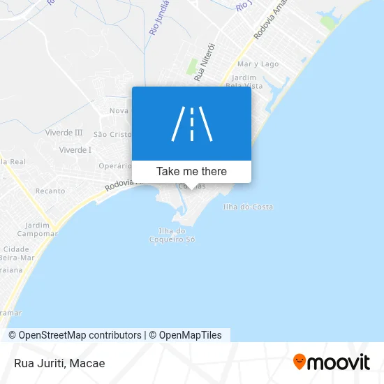 Rua Juriti map
