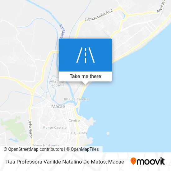 Rua Professora Vanilde Natalino De Matos map