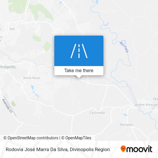 Rodovia José Marra Da Silva map