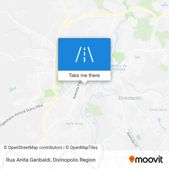 Rua Anita Garibaldi map