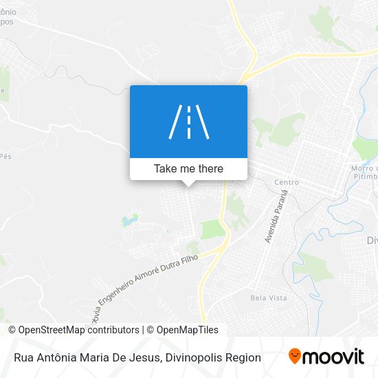 Rua Antônia Maria De Jesus map