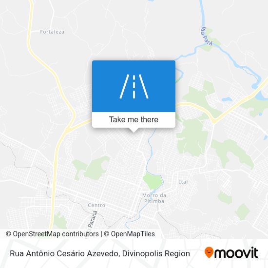 Rua Antônio Cesário Azevedo map