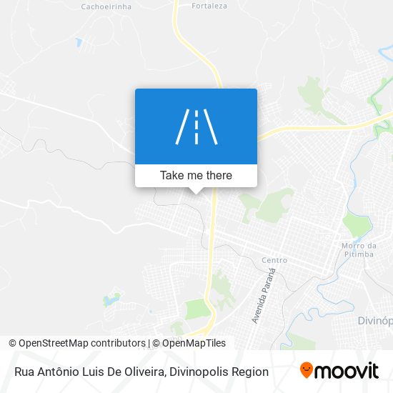 Mapa Rua Antônio Luis De Oliveira