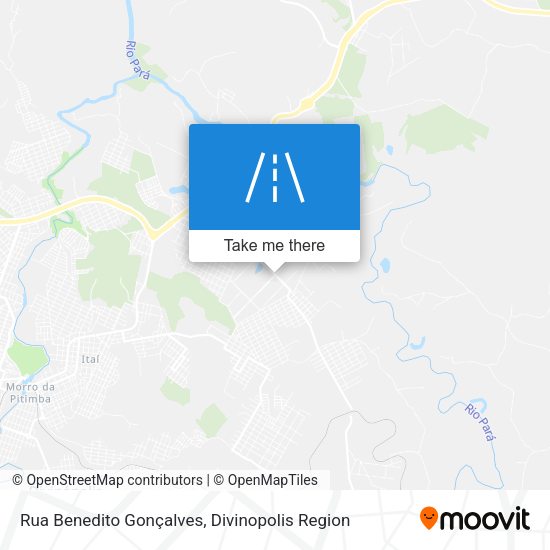Rua Benedito Gonçalves map