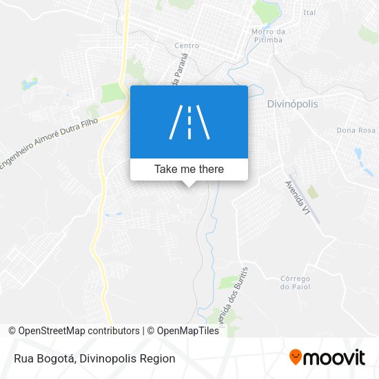 Rua Bogotá map