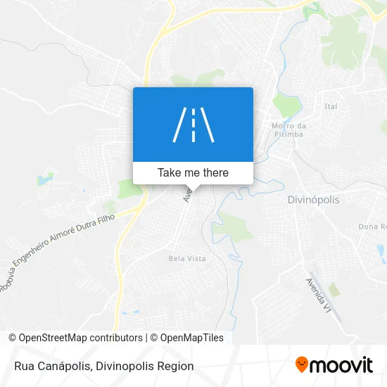 Rua Canápolis map