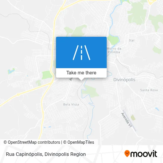 Rua Capinópolis map