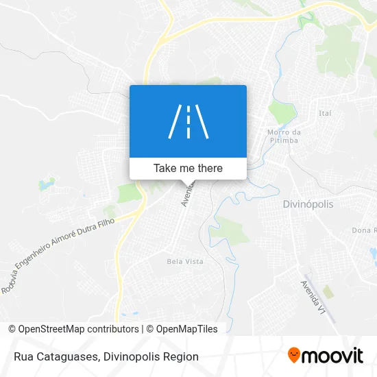 Rua Cataguases map