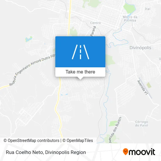 Rua Coelho Neto map