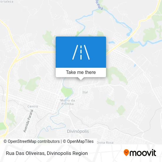 Rua Das Oliveiras map