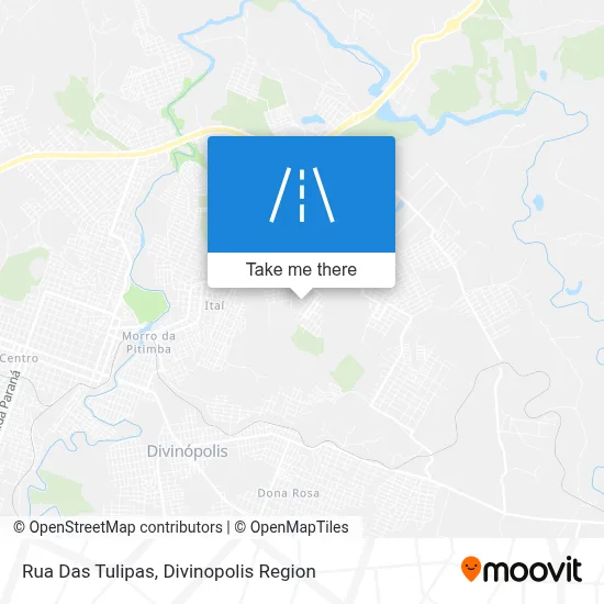 Rua Das Tulipas map