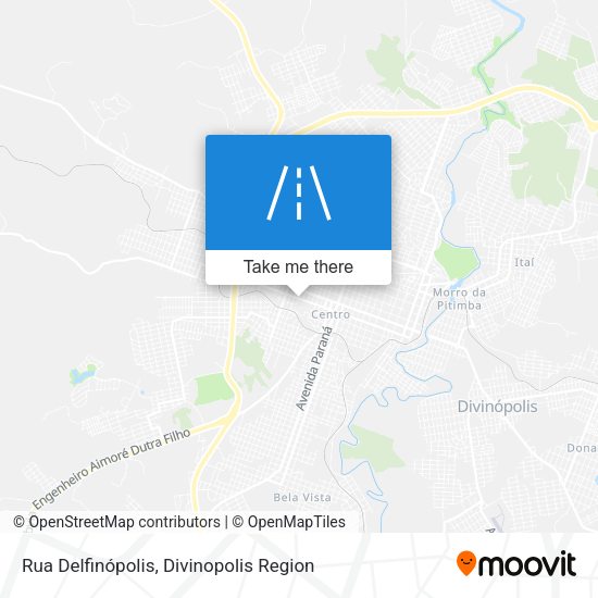 Rua Delfinópolis map