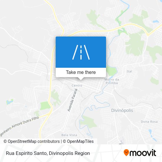 Rua Espirito Santo map