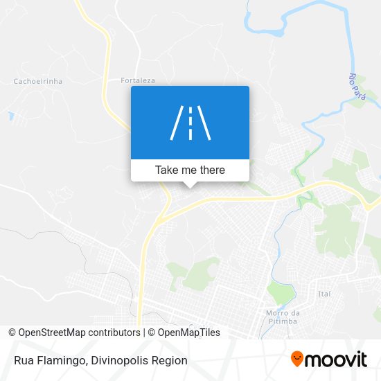 Rua Flamingo map