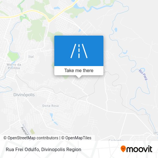 Rua Frei Odulfo map
