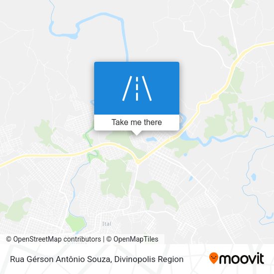 Rua Gérson Antônio Souza map