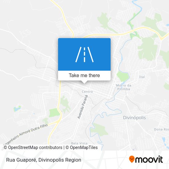 Rua Guaporé map