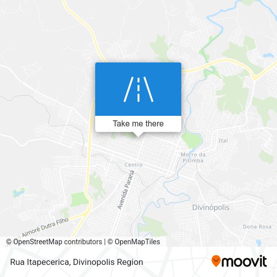 Rua Itapecerica map