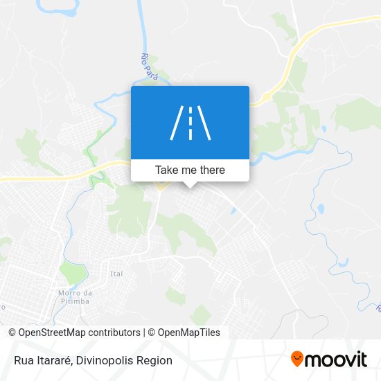 Rua Itararé map