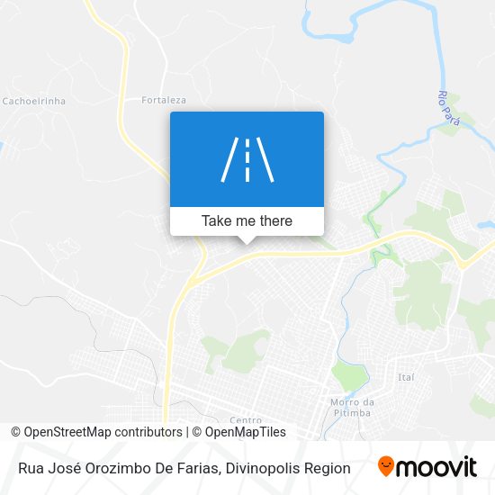 Rua José Orozimbo De Farias map