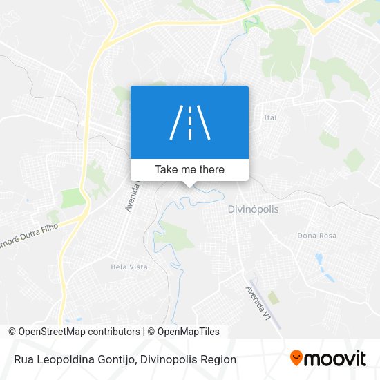 Rua Leopoldina Gontijo map