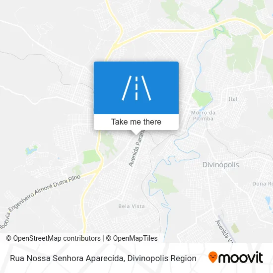 Rua Nossa Senhora Aparecida map