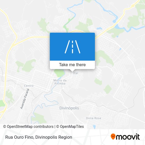 Rua Ouro Fino map