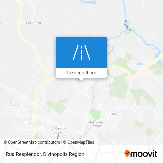 Rua Resplendor map