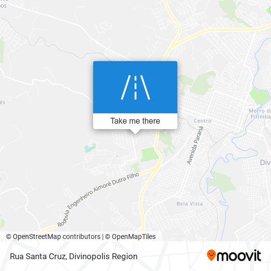 Rua Santa Cruz map