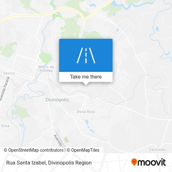 Rua Santa Izabel map