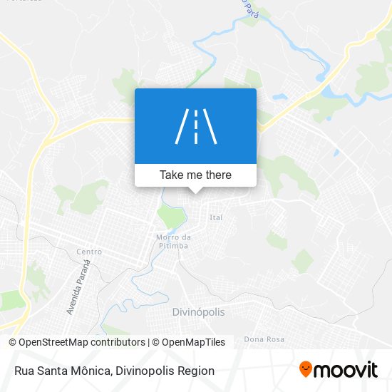 Rua Santa Mônica map