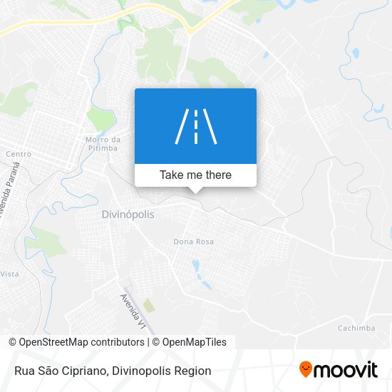 Rua São Cipriano map