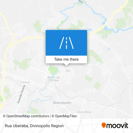 Rua Uberaba map