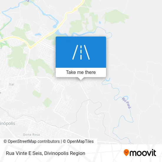 Rua Vinte E Seis map