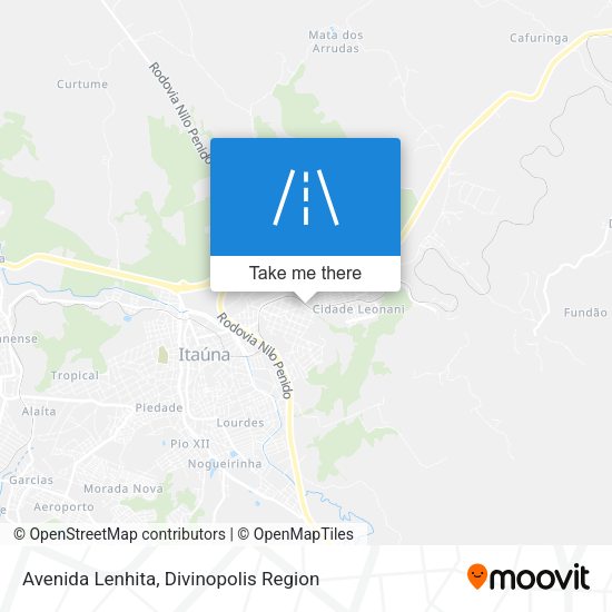 Avenida Lenhita map