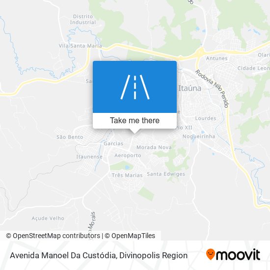 Mapa Avenida Manoel Da Custódia