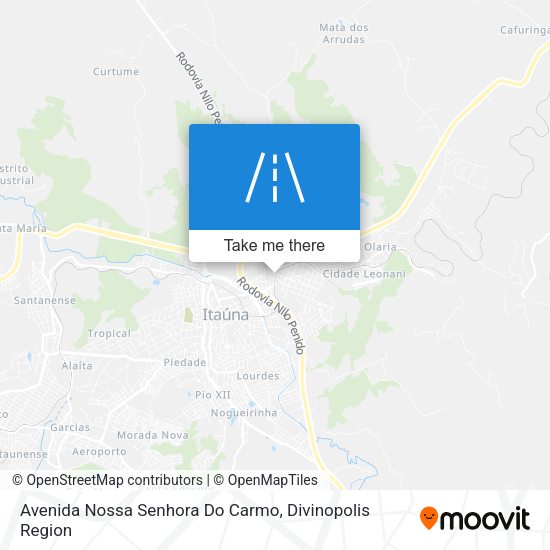 Avenida Nossa Senhora Do Carmo map