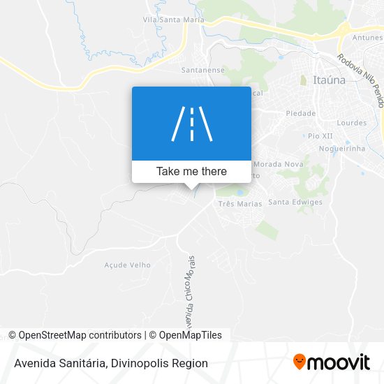 Avenida Sanitária map
