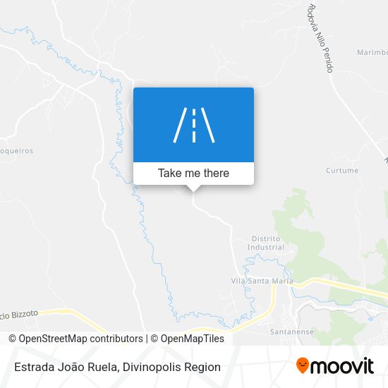 Estrada João Ruela map