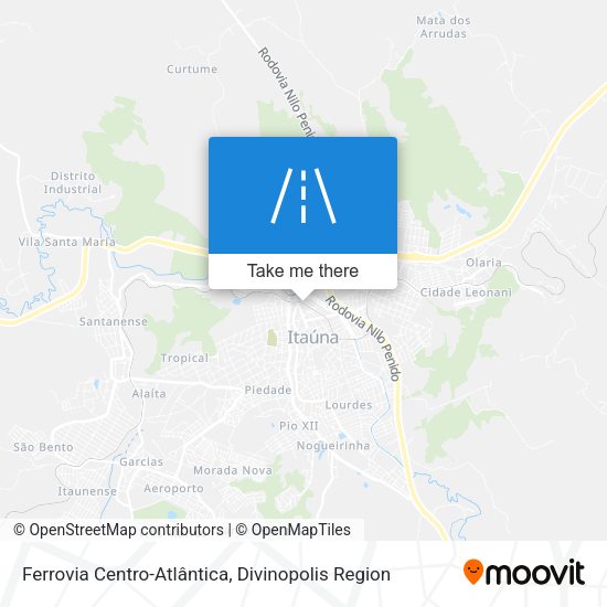 Ferrovia Centro-Atlântica map