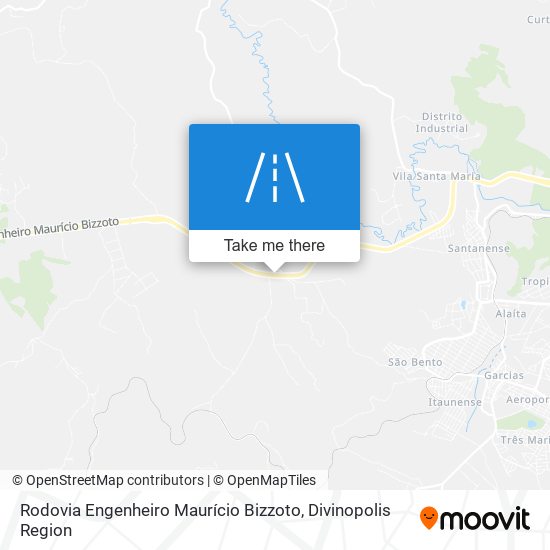 Rodovia Engenheiro Maurício Bizzoto map