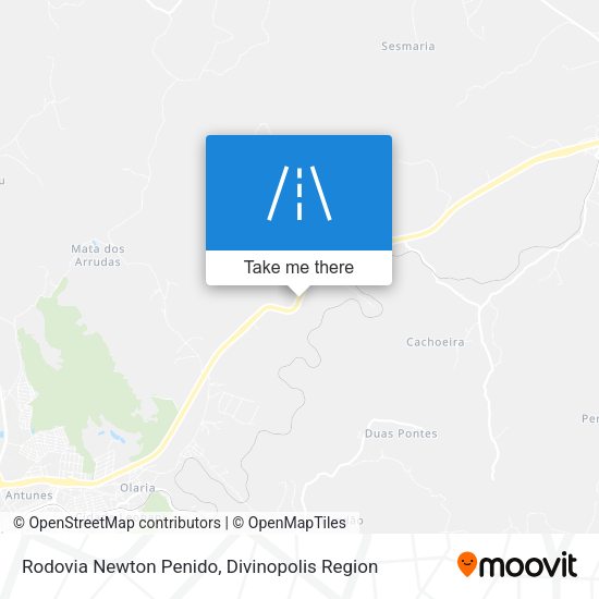 Rodovia Newton Penido map
