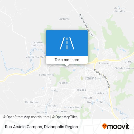 Rua Acácio Campos map