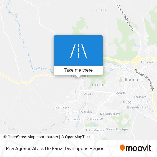 Rua Agenor Alves De Faria map