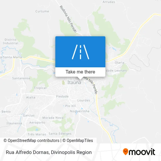 Rua Alfredo Dornas map