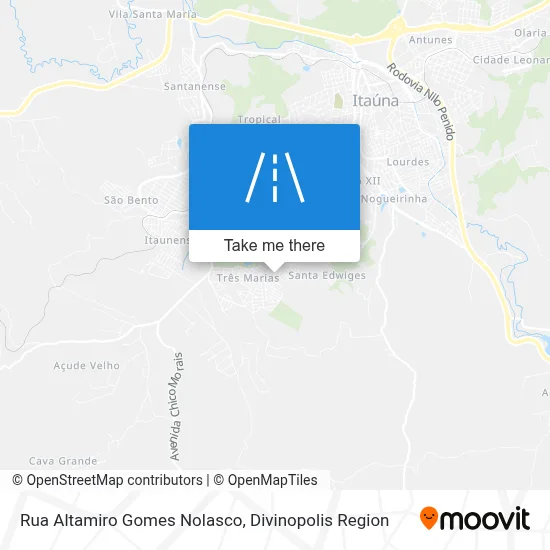 Rua Altamiro Gomes Nolasco map