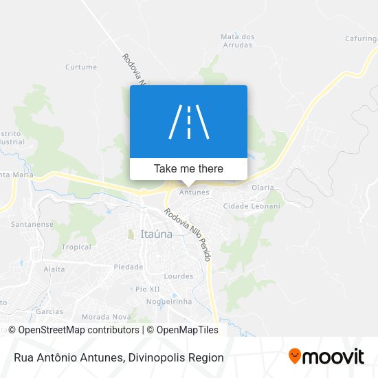 Rua Antônio Antunes map